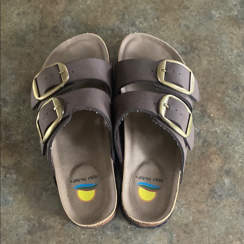 Maui Island Brown Sandals